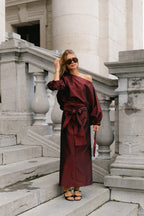 Sutton blouse burgundy - Les Jumelles