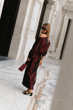 Sutton blouse burgundy - Les Jumelles