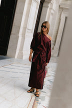 Sutton blouse burgundy - Les Jumelles
