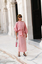 Sutton blouse light pink - Les Jumelles