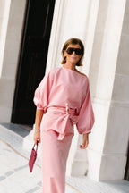 Sutton blouse light pink - Les Jumelles