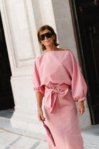 Sutton blouse light pink - Les Jumelles