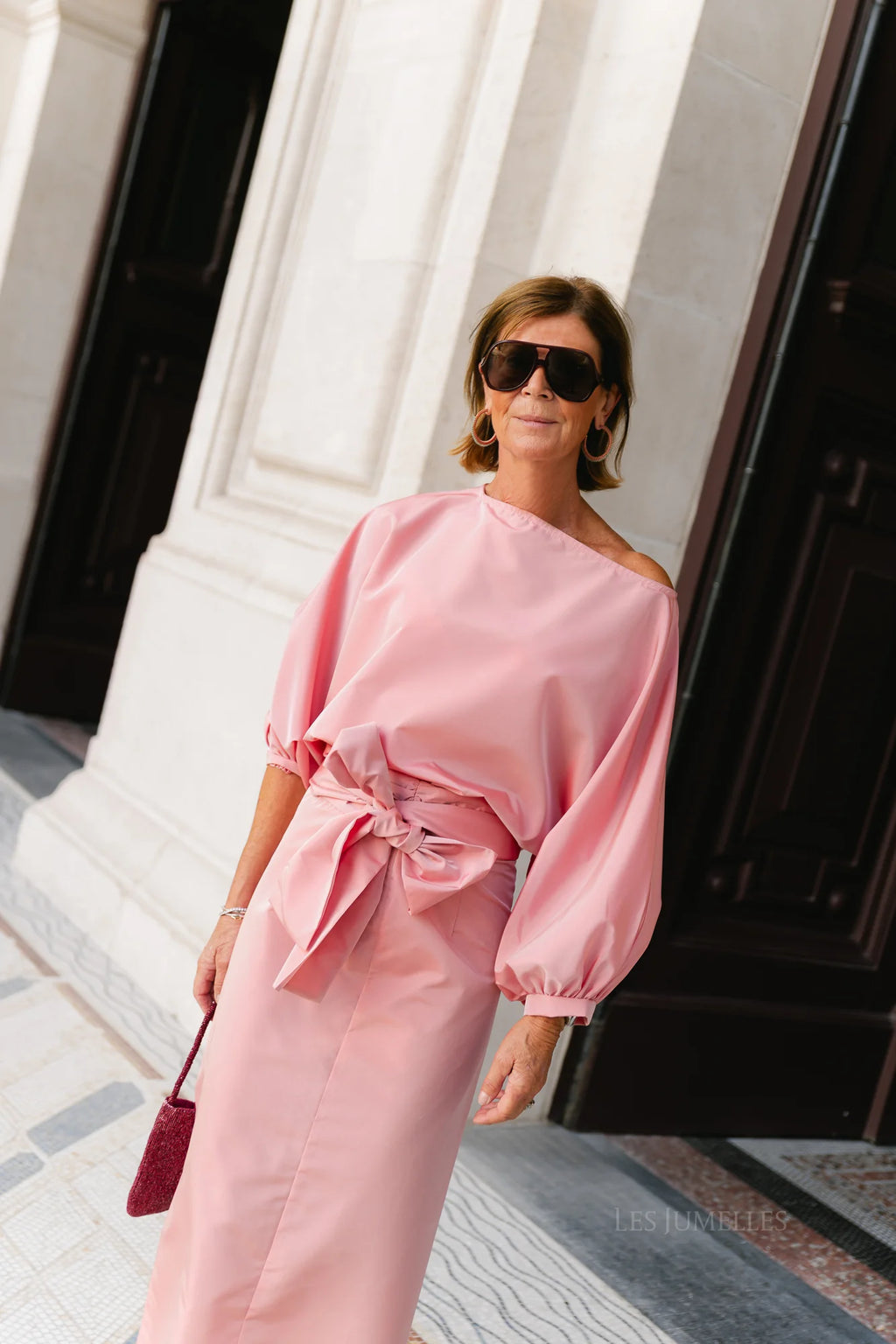 Sutton blouse light pink - Les Jumelles
