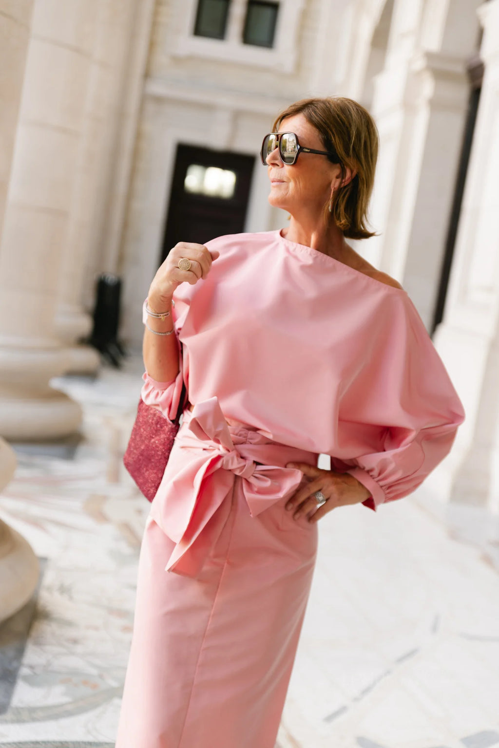 Sutton blouse light pink - Les Jumelles