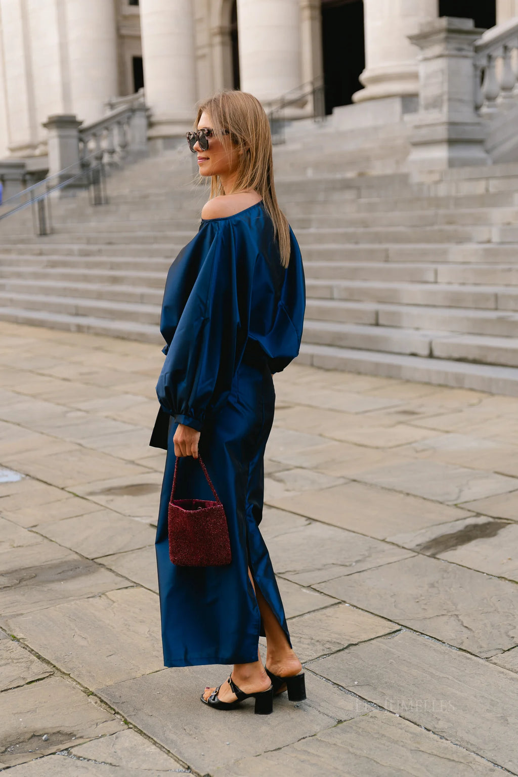 Sutton blouse navy - Les Jumelles