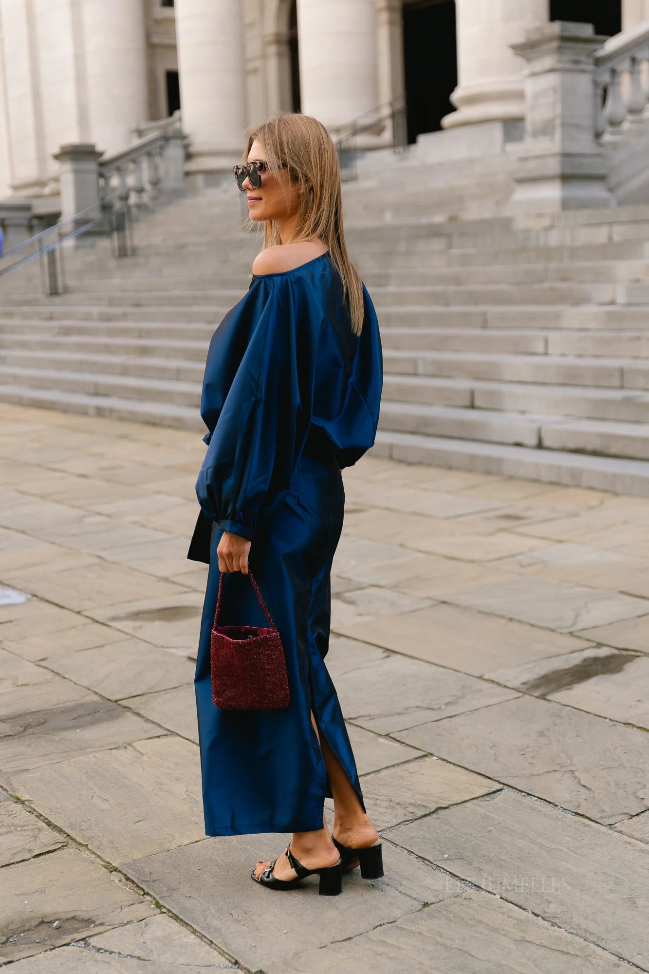 Sutton blouse navy - Les Jumelles
