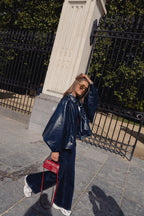 Jodie vest navy - Les Jumelles