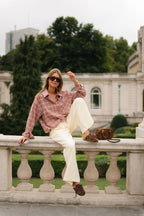 Pantalon Rose jaune beurre - Les Jumelles
