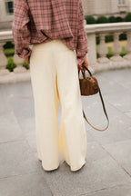 Pantalon Rose jaune beurre - Les Jumelles