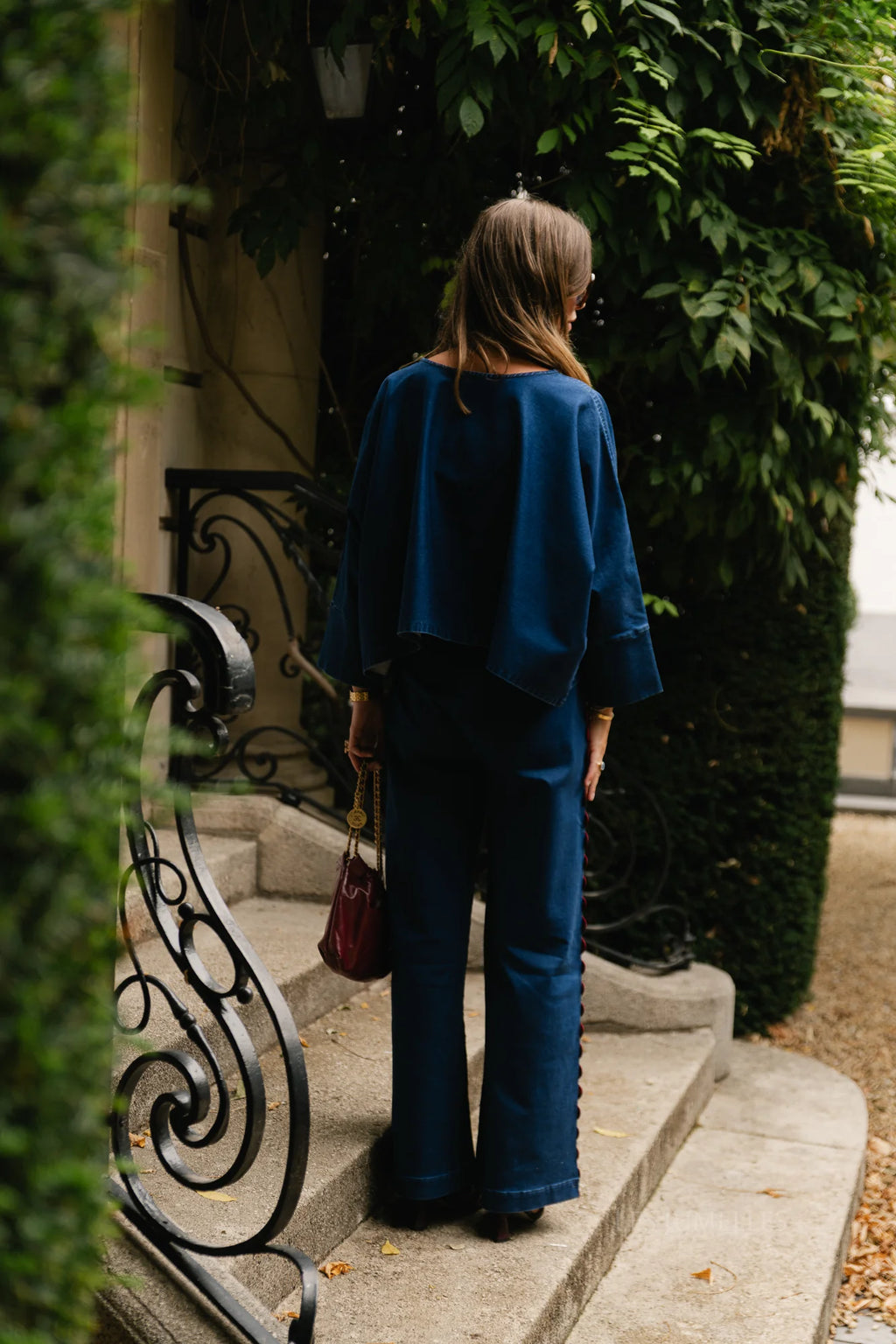 Jean Gemma bleu marine délavé - Les Jumelles