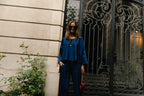 Chemise en jean Ruby bleu marine délavé - Les Jumelles