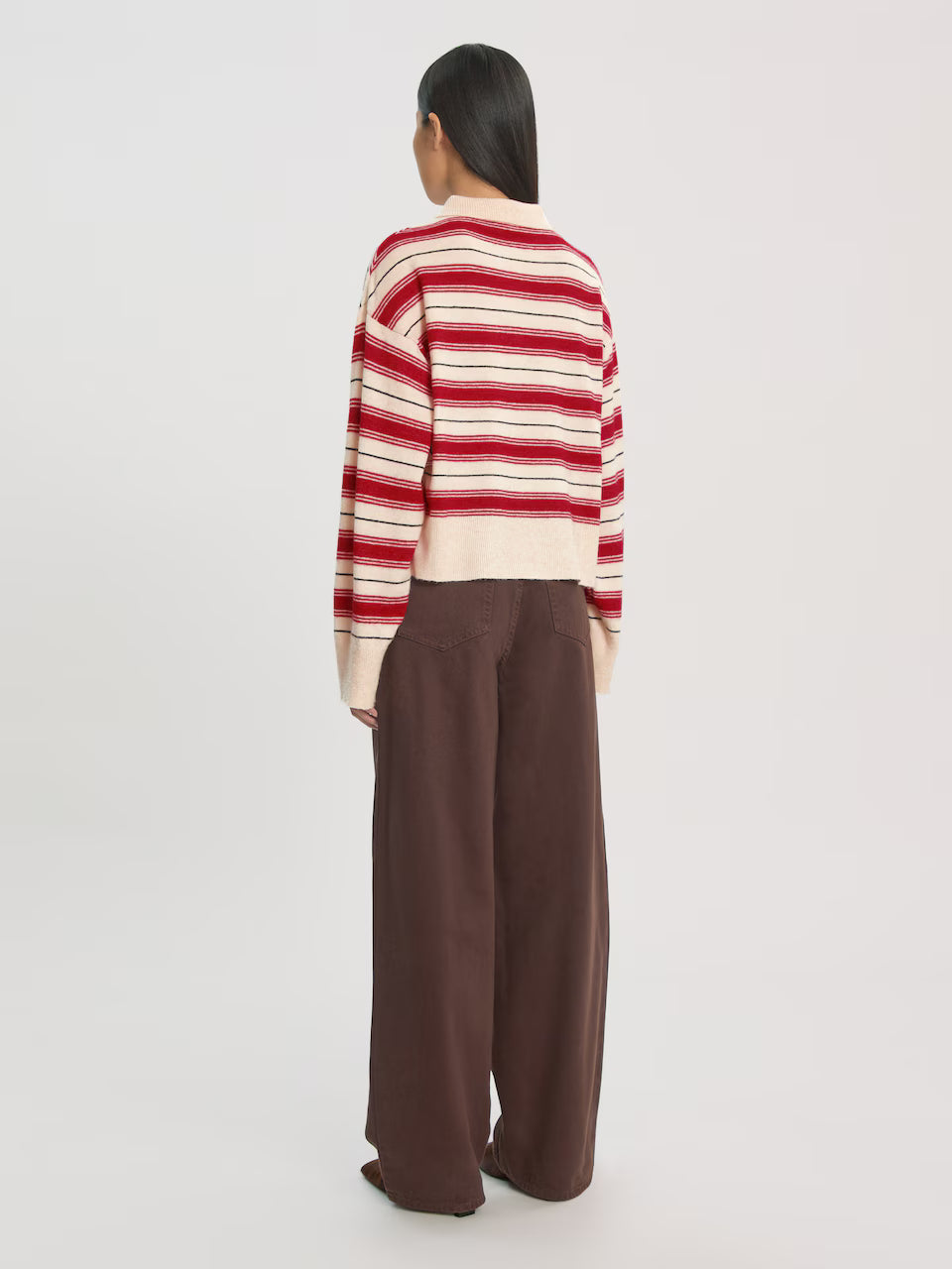 Gerit Pullover Streifen – Bearbeitet