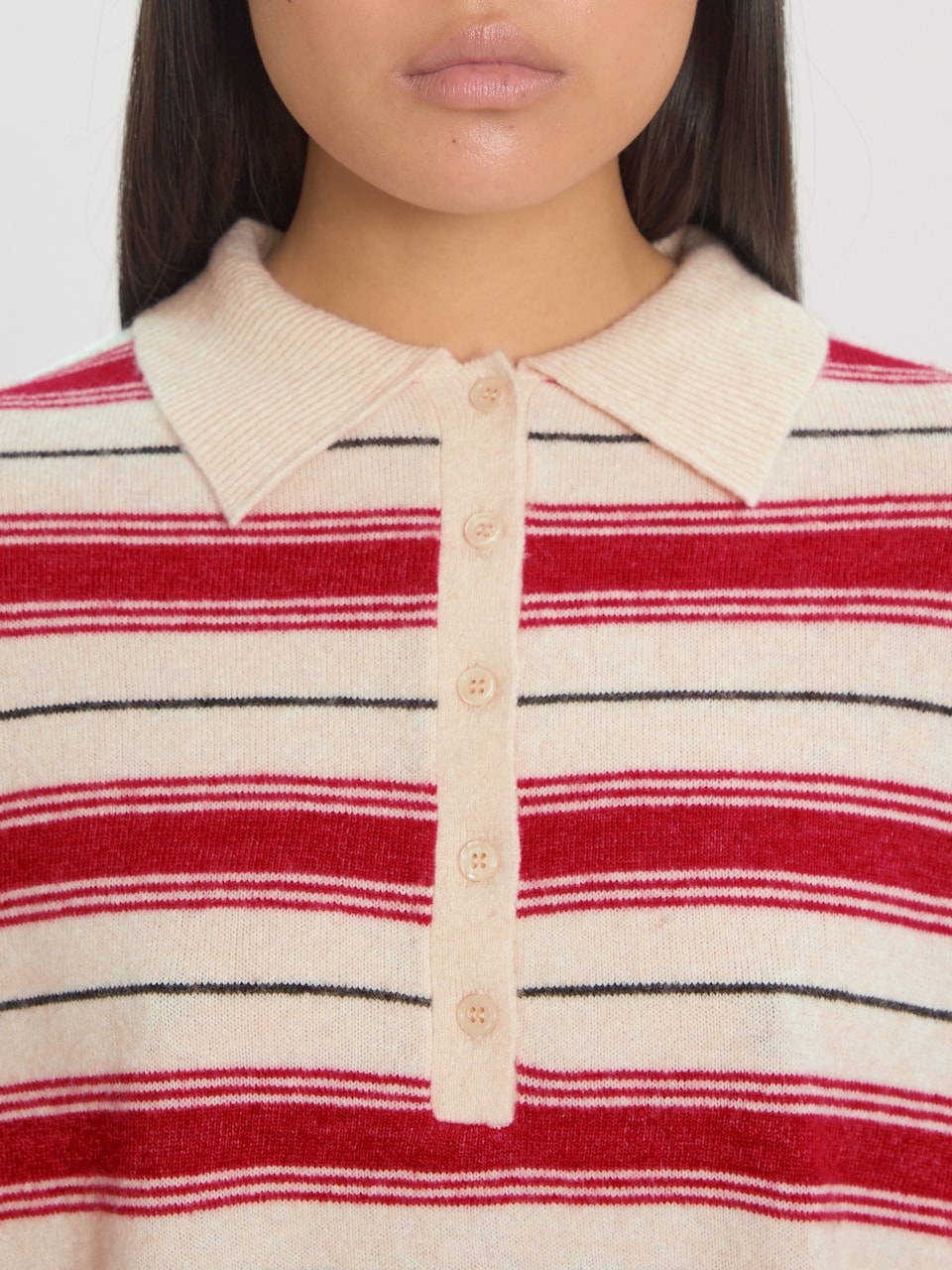 Gerit Pullover Streifen – Bearbeitet