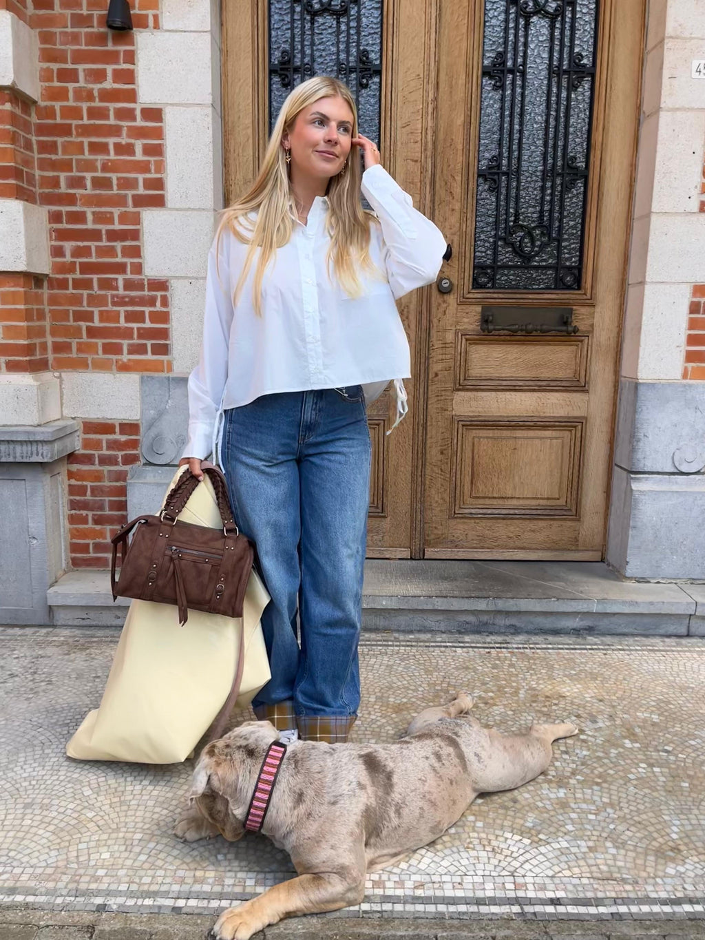 Yaslua barrel jeans - YAS