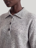 Callie Polo-Pullover Hellgrau - Edited