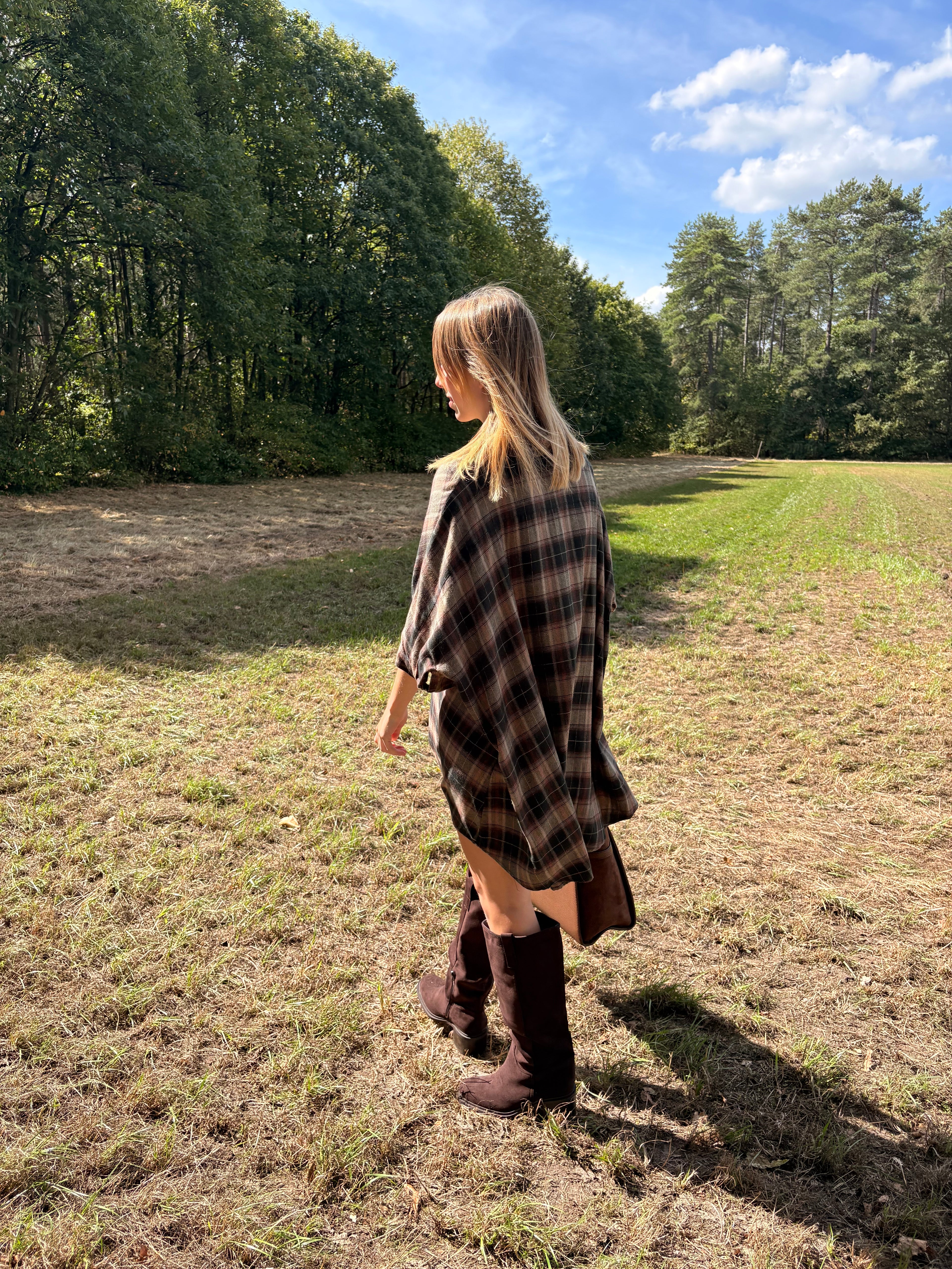 Rogers geruite jurk green - Les Soeurs