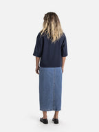 Tiara t-shirt navy - Les Soeurs