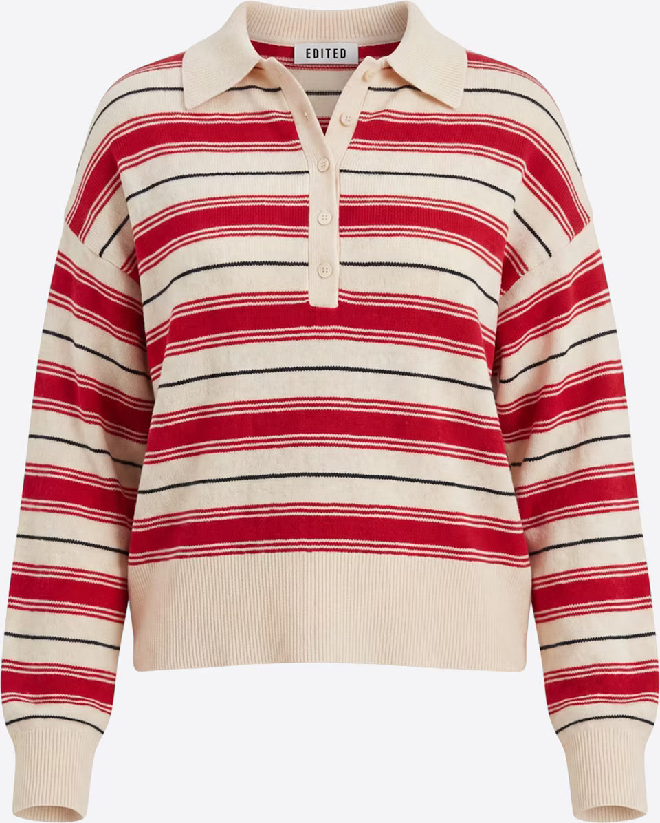 Gerit Pullover Streifen – Bearbeitet