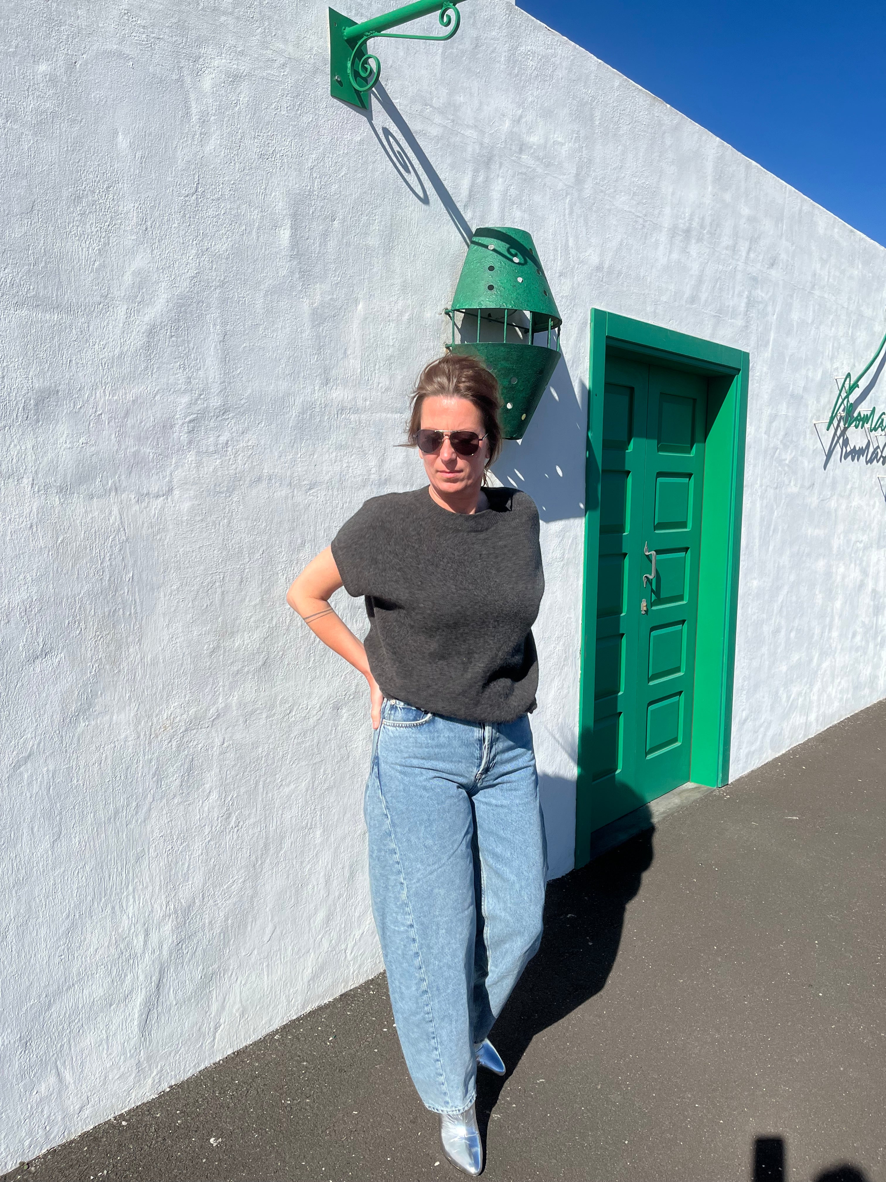 Meryl jeans mid blue - Les soeurs