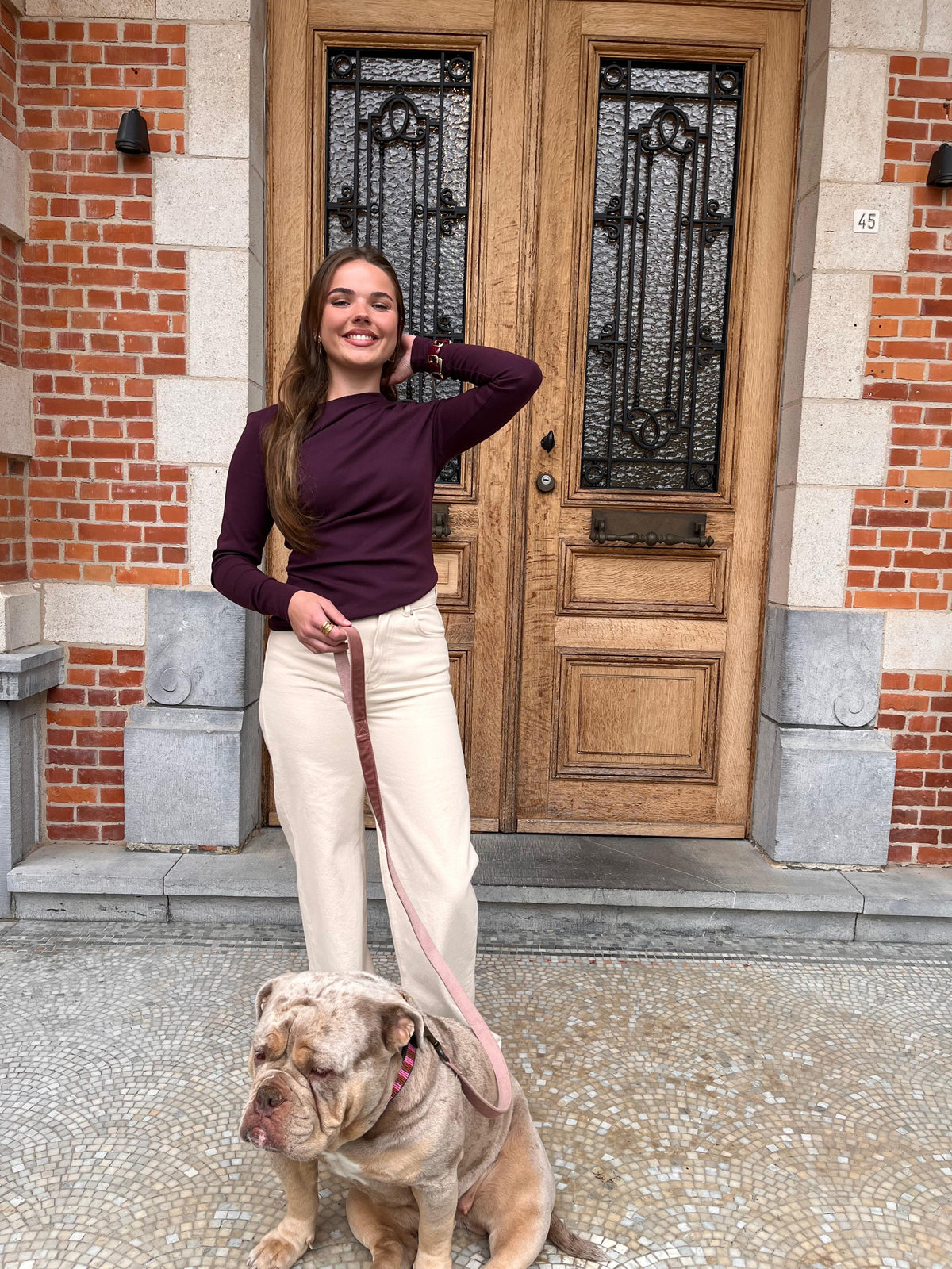 Elaine Langarmshirt Pflaume - Nathalie Vleeschouwer