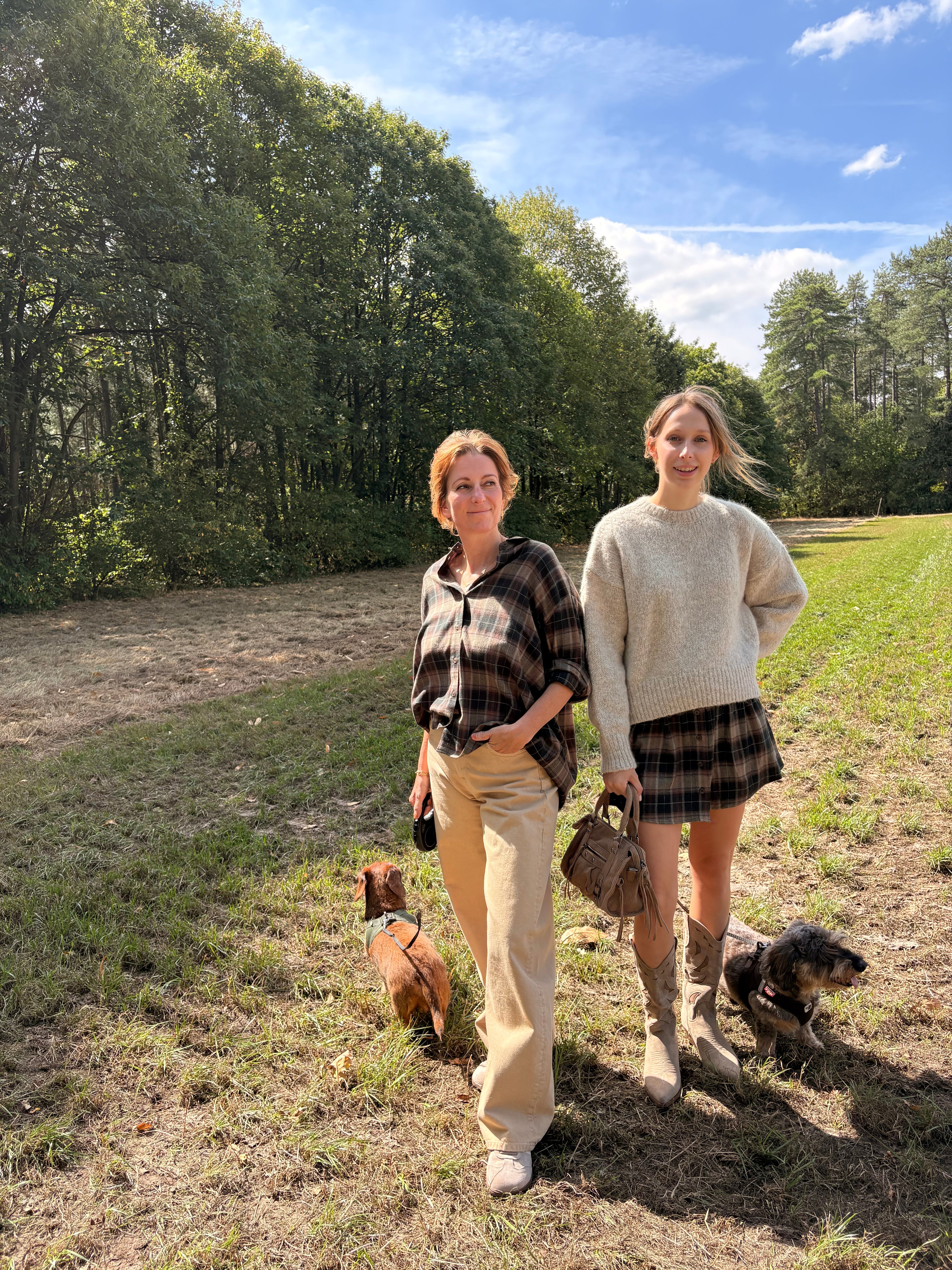 Loren geruite hemd green - Les Soeurs