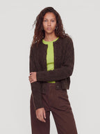Iliana cardigan brown - Edited