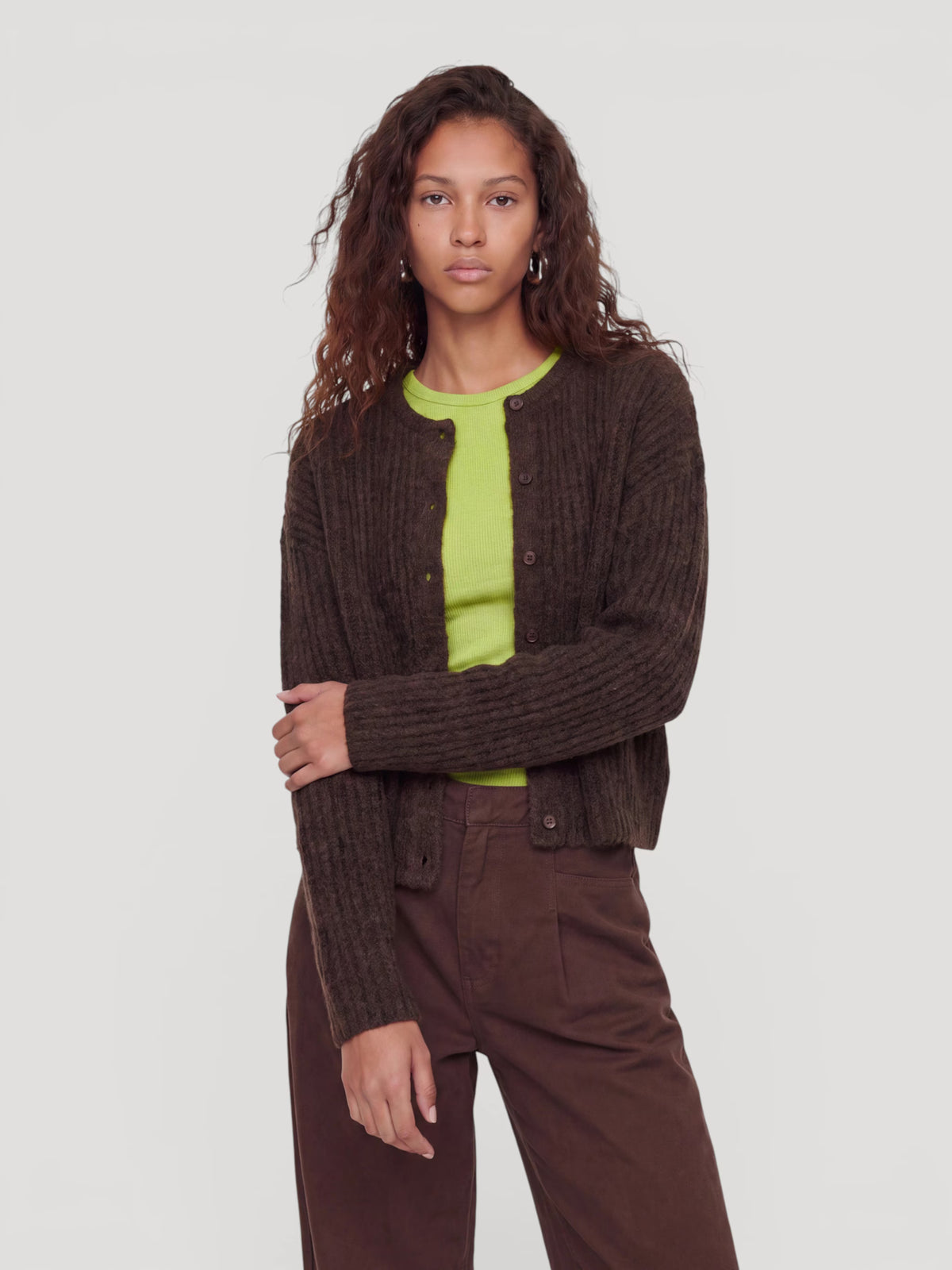 Iliana cardigan brown - Edited