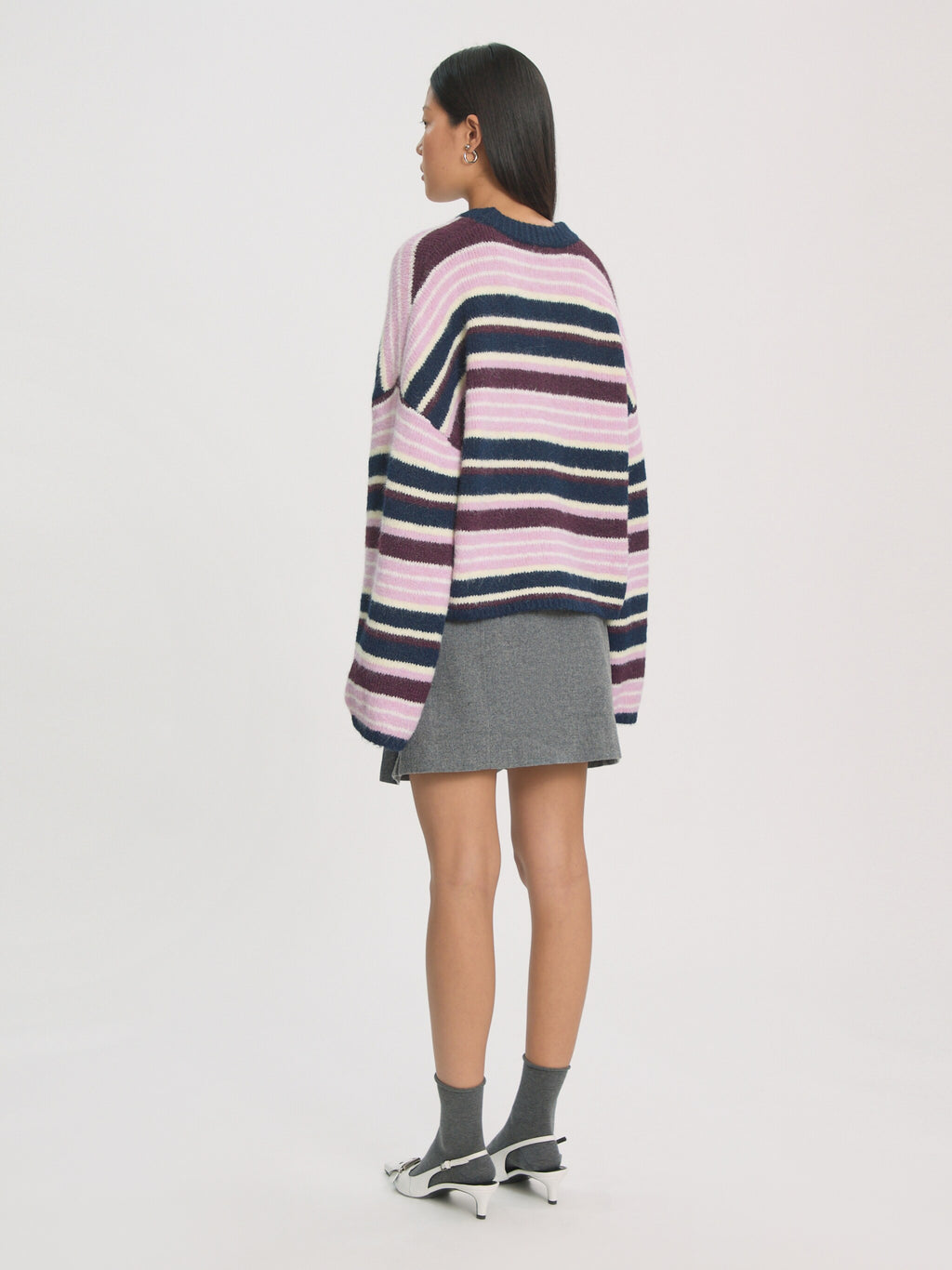 Lainey Pullover Streifen – Bearbeitet
