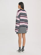 Lainey Pullover Streifen – Bearbeitet