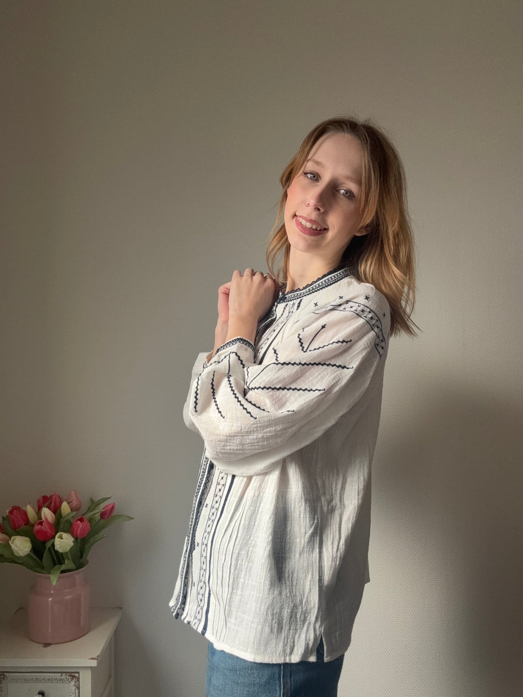 Coco white blouse