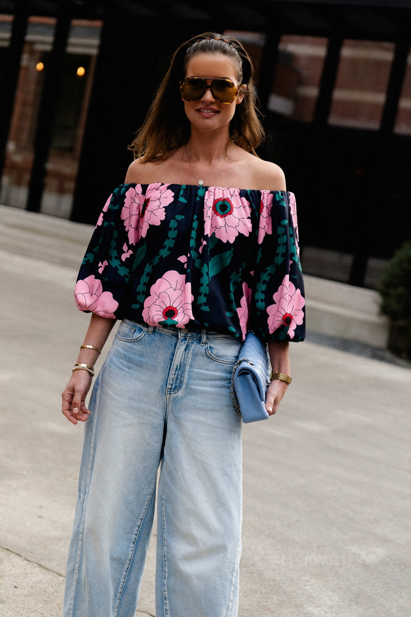 Rumi off shoulder blouse - Les Jumelles