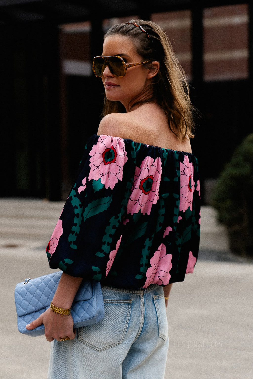 Rumi off shoulder blouse - Les Jumelles