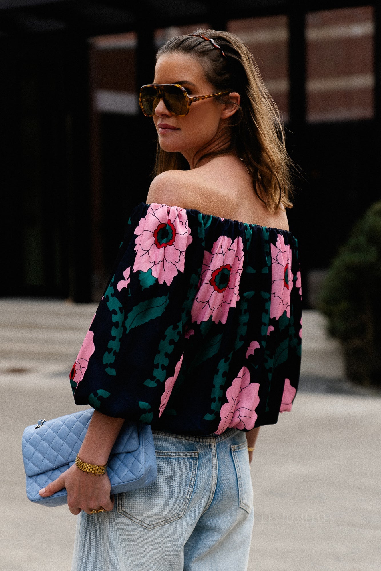 Rumi off shoulder blouse - Les Jumelles