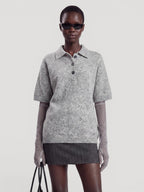 Callie Polo-Pullover Hellgrau - Edited