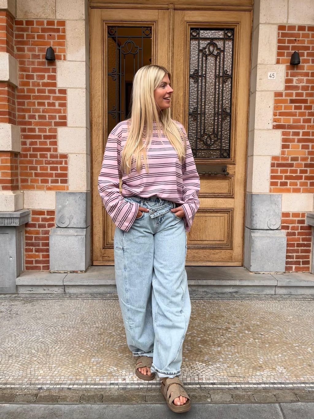 Marlene jeans light blue - Les Soeurs