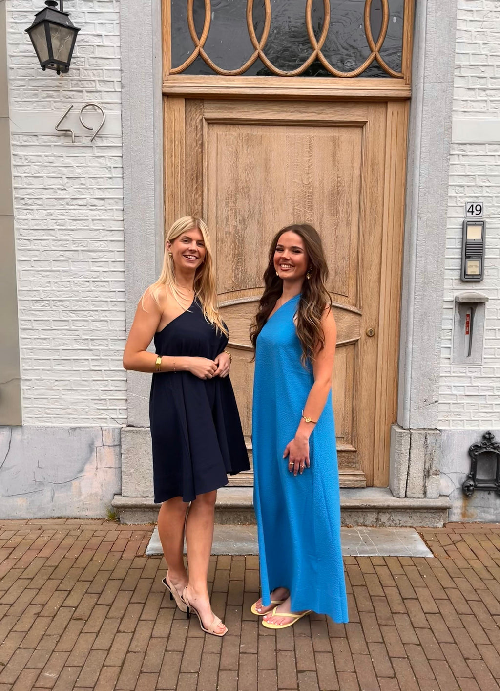 Bobbie one shoulder jurk - Les Soeurs