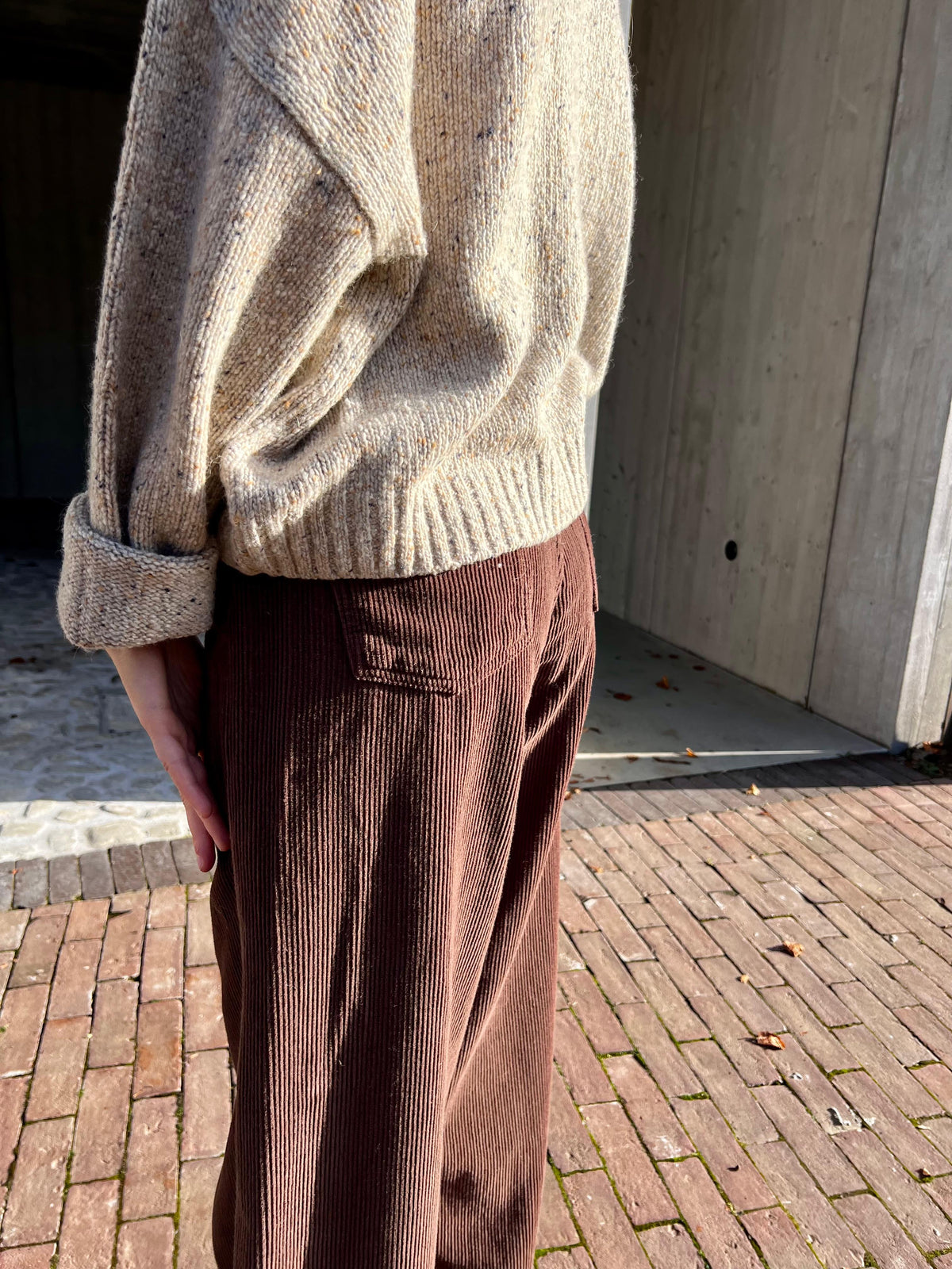 Jackson corduroy broek brown - Les Soeurs