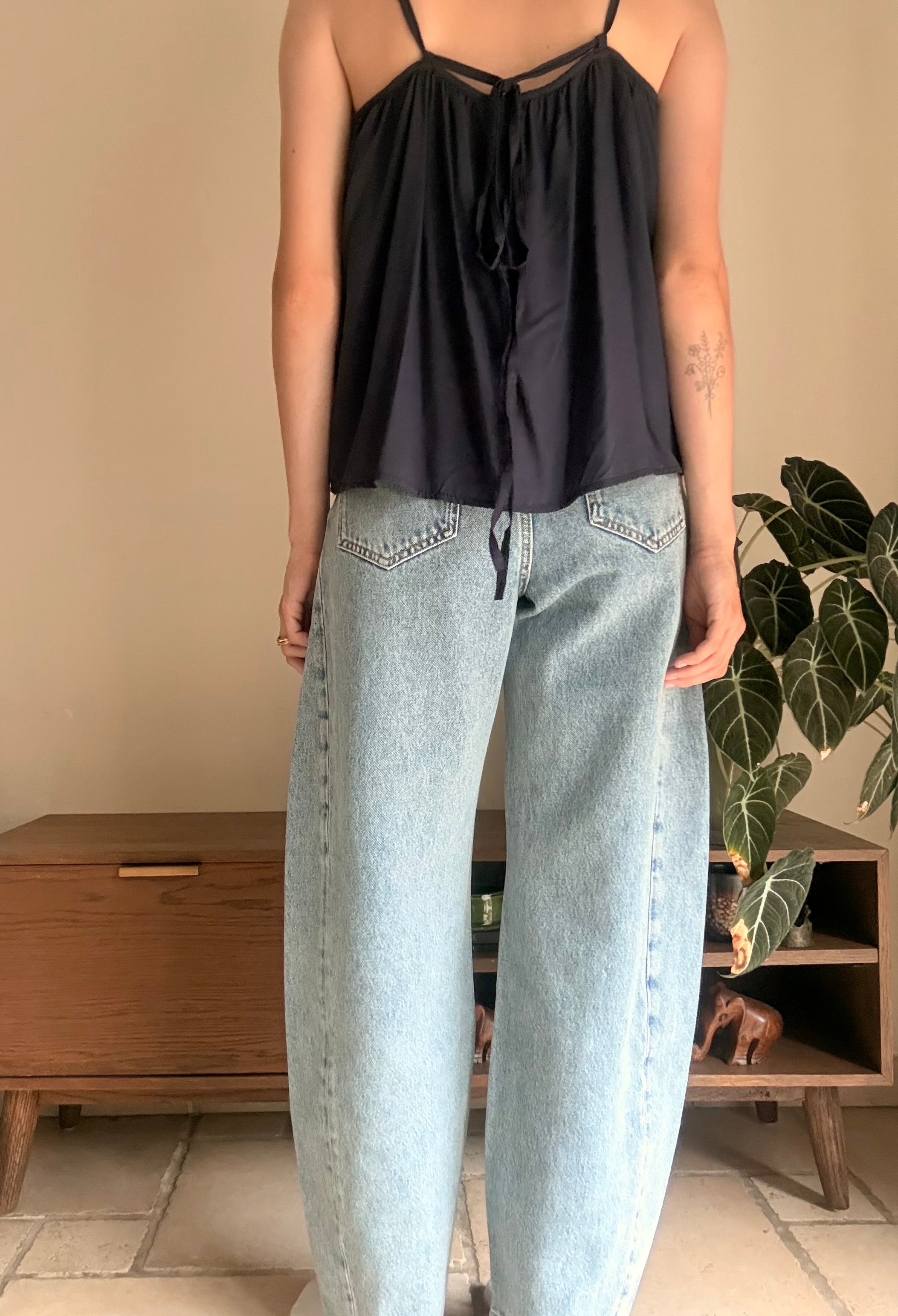 Meryl jeans mid blue - Les Soeurs