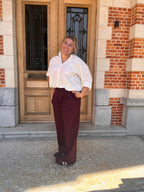 Justo broek merlot - Nathalie Vleeschouwer