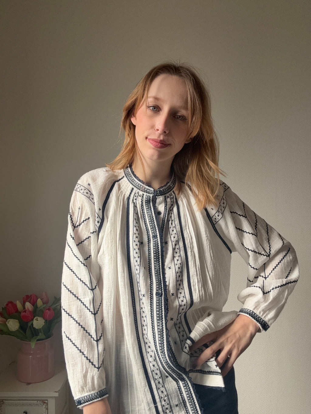 Coco white blouse