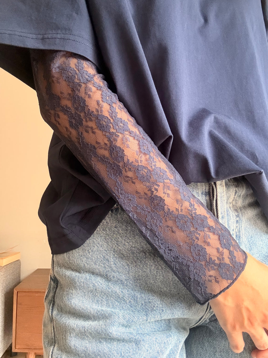 Meryl jeans mid blue - Les Soeurs