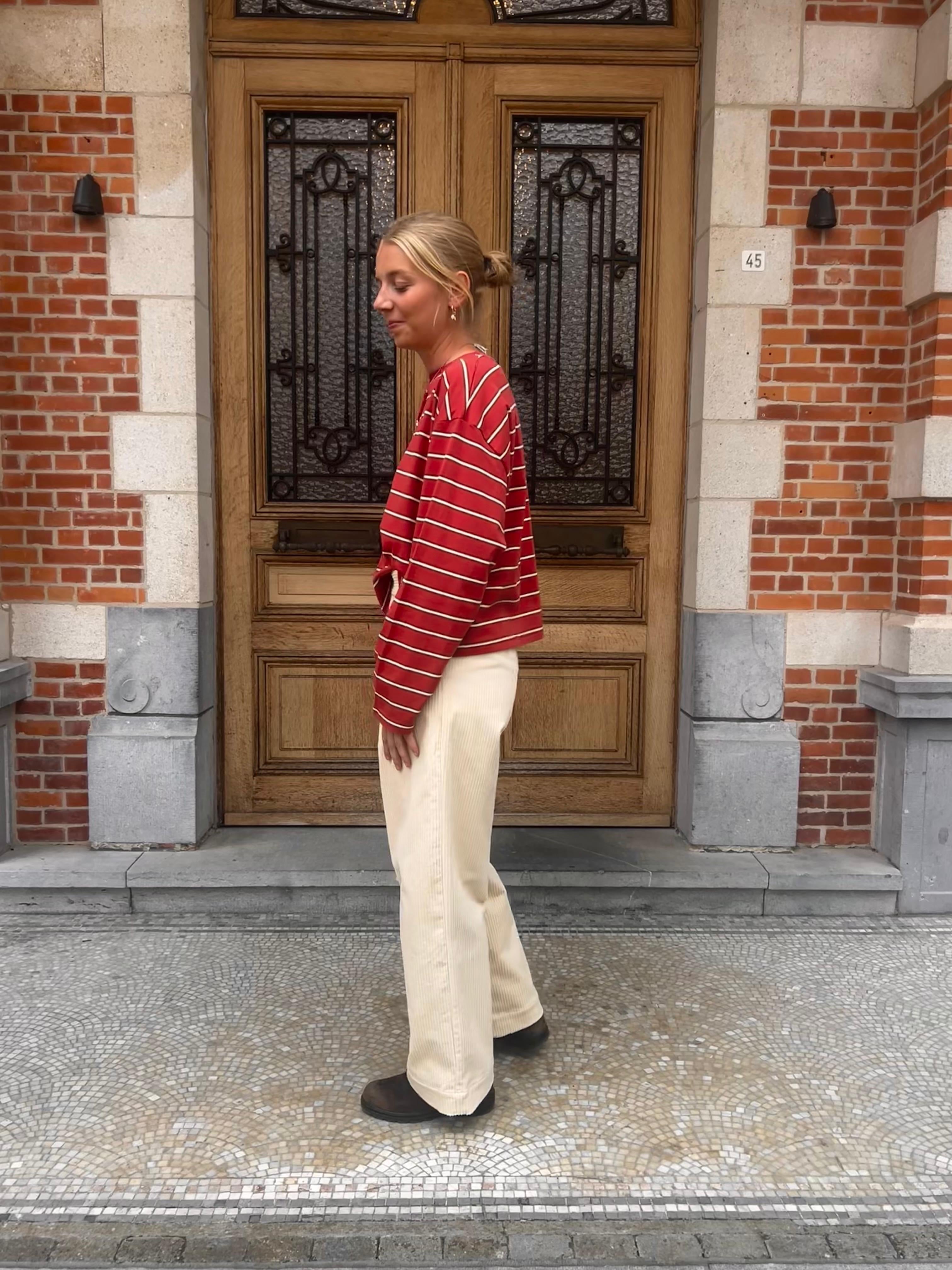Grace longsleeve coral - Les Soeurs