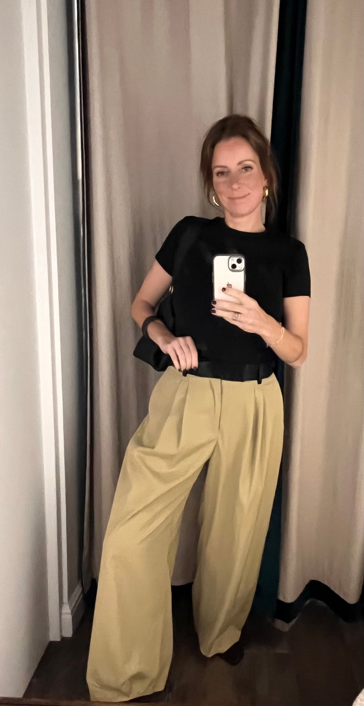 Stewart geplooide broek sand - Les Soeurs