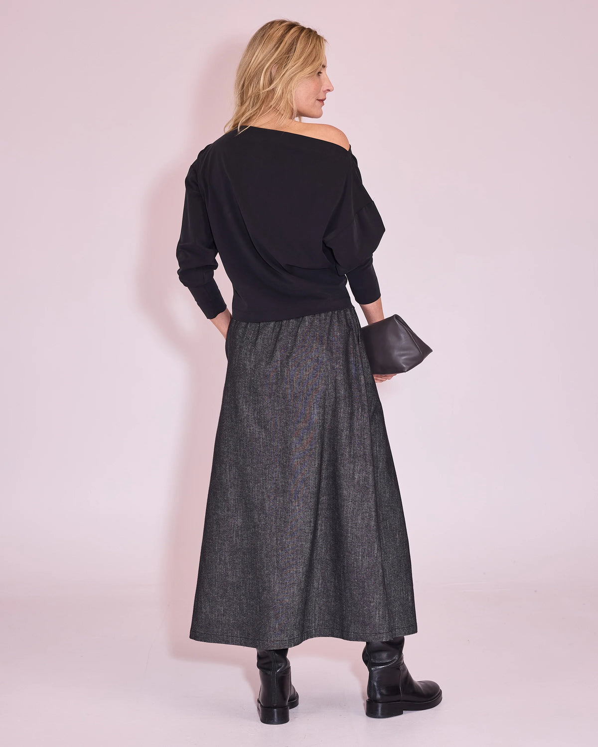 Joanna Longsleeve Off Black - Nathalie Vleeschouwer