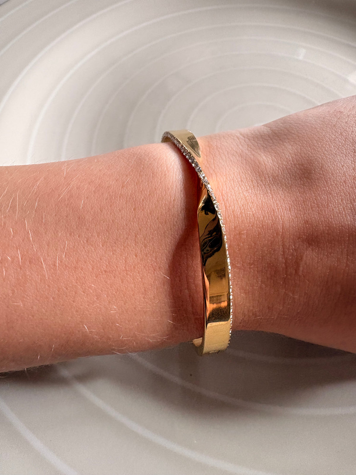 Magical armband twist met strass - My Jewellery