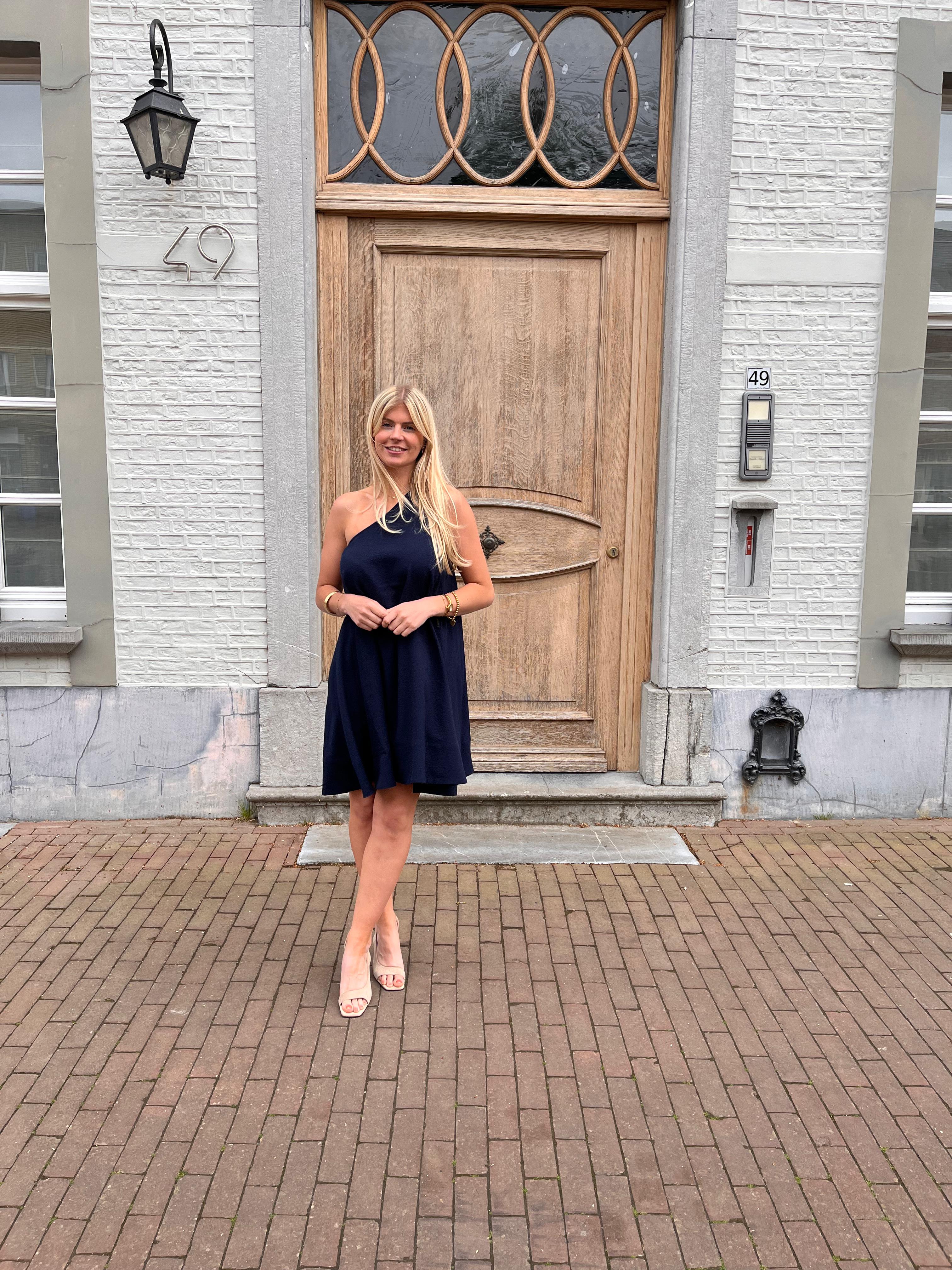 Bobbie one shoulder jurk - Les Soeurs