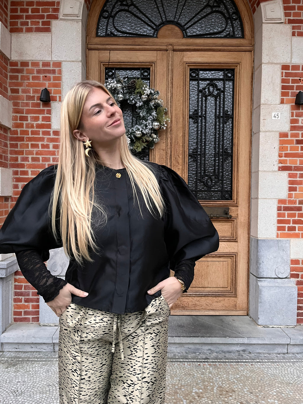 Yascara lace top - YAS