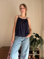 Meryl jeans mid blue - Les Soeurs