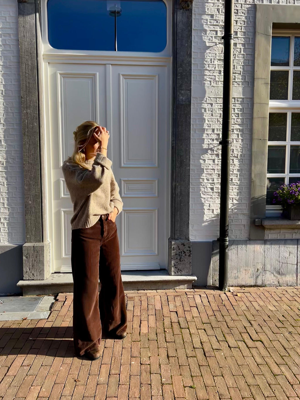 Jackson corduroy broek brown - Les Soeurs