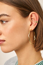 Bold oorringen met swirl - My Jewellery